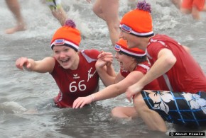 Nieuwjaarsduik in Hellevoetsluis